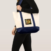 Tote Bag Peinture d'ange avec mandoline (Devant (produit))