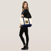 Tote Bag Peinture d'ange avec mandoline (Devant (modèle))