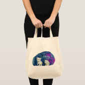 Tote Bag Peinture d'aquarelle de frères d'ours blanc (Devant (produit))