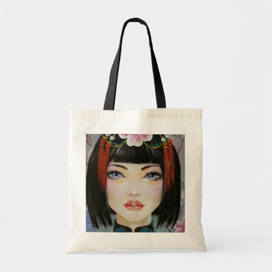 Tote Bag Peinture d'art de bas en bas en Chine (Devant)