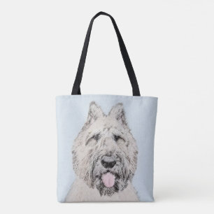 Tote Bag Peinture de Bouvier des Flandres - Art original de