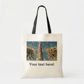 Tote Bag Peinture de Burj Khalifa (Devant)