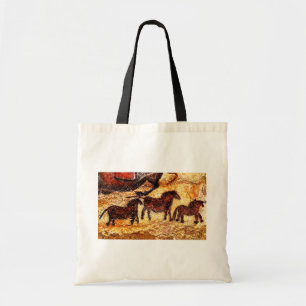 Tote Bag Peinture de caverne de chevaux de Lascaux