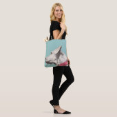 Tote Bag Peinture de chien (Sur le modèle)
