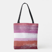 Tote Bag Peinture de fierté lesbienne (Dos)
