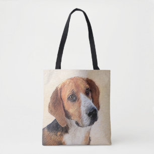 Tote Bag Peinture de Harrier - Joli Art Original de Chien