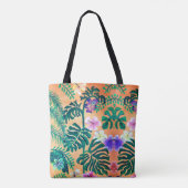 Tote Bag peinture de jungle tropicale (Dos)