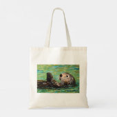 Tote Bag Peinture de la Loupe de mer (Dos)