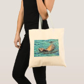 Tote Bag Peinture de lion de mer (Devant (produit))