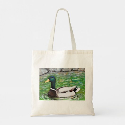 Tote Bag Peinture de M. Canard Colvert (Dos)