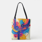 Tote Bag Peinture de musique émotion (Dos)