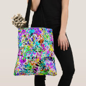 Tote Bag Peinture de plaque (De près)