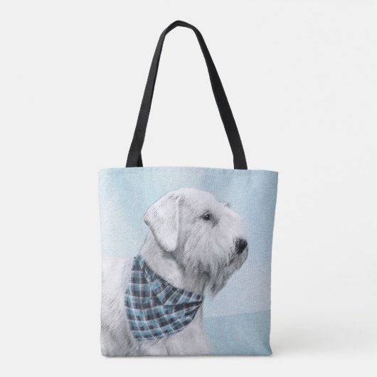 Tote Bag Peinture de Sealyham Terrier - Cute Original Dog A (Dos)