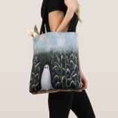 Tote Bag Peinture de terrain de maïs fantôme lunaire (De près)