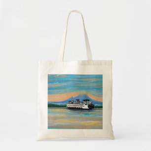 Tote Bag Peinture de traversier Sunrise