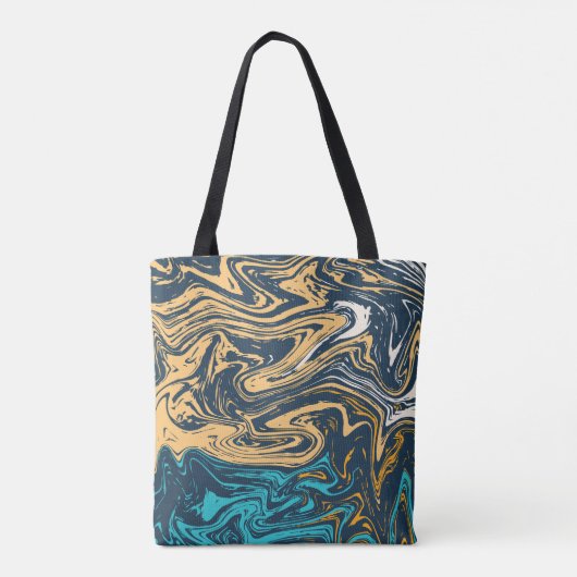 Tote Bag Peinture des vagues (Dos)