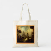 Tote Bag Peinture d'Imaginaire 8 - Cheval Rider (Dos)