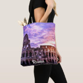 Tote Bag Peinture du Colisée à Rome au coucher du soleil (De près)