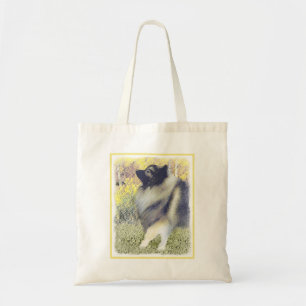 Tote Bag Peinture en teint de Keeshond - jolie art original