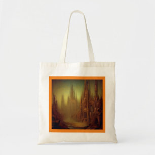 Tote Bag Peinture Imaginaire 9 - Ville abandonnée