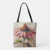 Tote Bag Peinture Impasto Fleur de Cône (Dos)