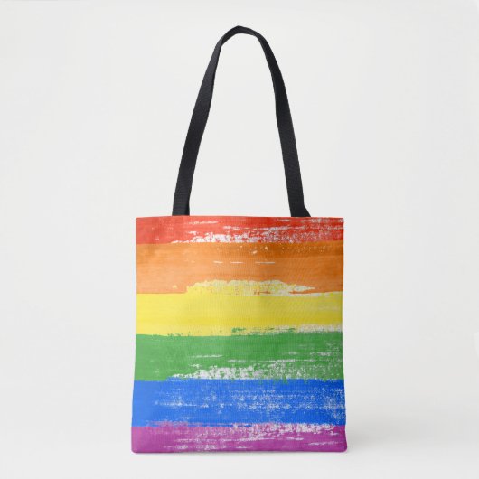 Tote Bag Peinture LGBT Pride (Devant)