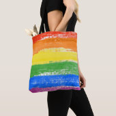 Tote Bag Peinture LGBT Pride (De près)