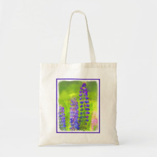 Tote Bag Peinture Lupine - Art Fleur Original