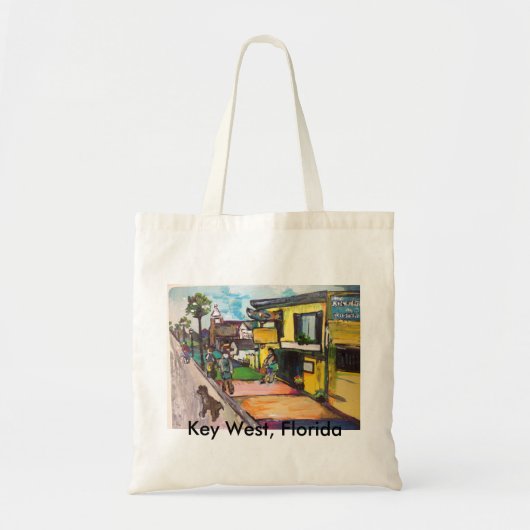 Tote Bag Peinture occidentale clé (Devant)