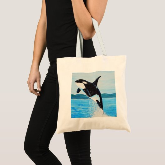 Tote Bag Peinture Orca (Devant (produit))