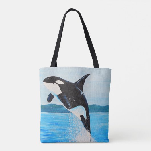 Tote Bag Peinture Orca (Dos)
