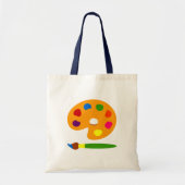 Tote Bag Peinture Palette (Devant)