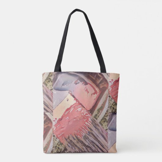 Tote Bag Peinture peinture hobby spectacles art abstrait (Dos)