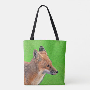 Tote Bag Peinture Red Fox - Art original de la faune