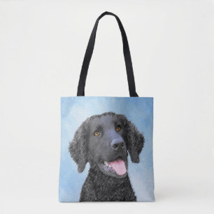 Tote Bag Peinture Retriever recouverte de boue - Art Chien