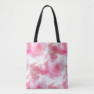 Tote Bag peinture rouge 2 de main d'arrière - plan