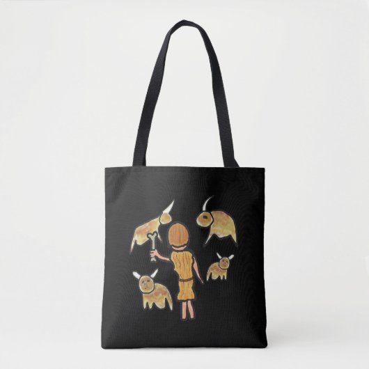 Tote Bag Peinture rupestre (Devant)
