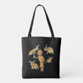Tote Bag Peinture rupestre (Dos)