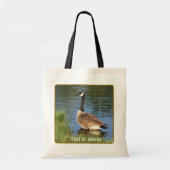 Tote Bag Peinture sur l'oie canadienne personnalisée (Devant)