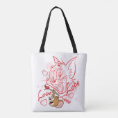 Tote Bag Peinture Tom & Jerry Valentine (Dos)