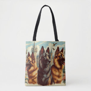 Tote Bag Peinture vintage belge Tervuren