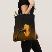 Tote Bag Peinture vintage de carnation (De près)