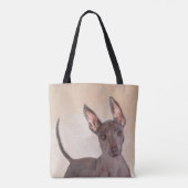 Tote Bag Peinture Xoloitzcuintli - Cute Original Chien Art (Dos)