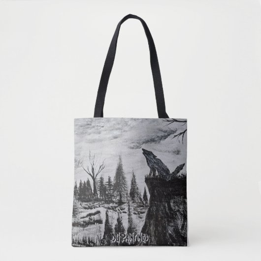 Tote Bag Peintures DG Wolf Valley (Devant)