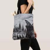 Tote Bag Peintures DG Wolf Valley (De près)