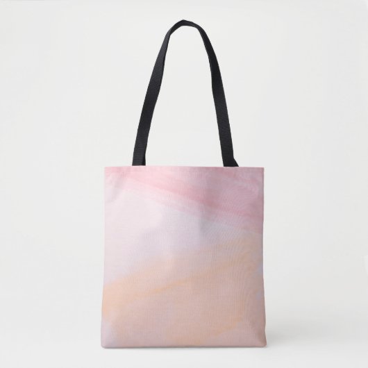 Tote Bag Peintures rose et orange (Devant)