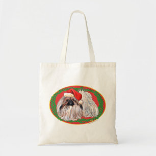 Tote Bag Pékinois en hiver