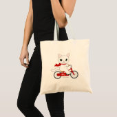 Tote Bag Peko le chat blanc (Devant (produit))