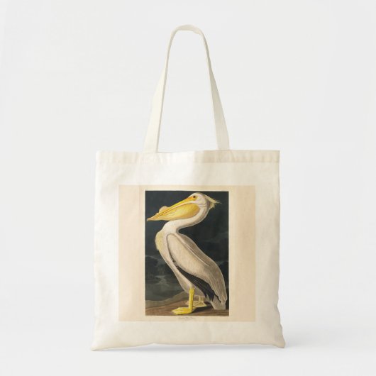 Tote Bag Pélican blanc d'Amérique audubon abattu (Devant)