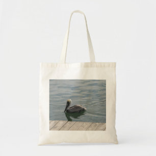 Tote Bag Pélican nager dans l'eau Photo